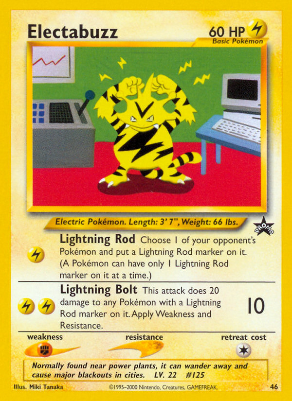 Electabuzz (46) [Wizards of the Coast: Black Star Promos] | Rock City Comics