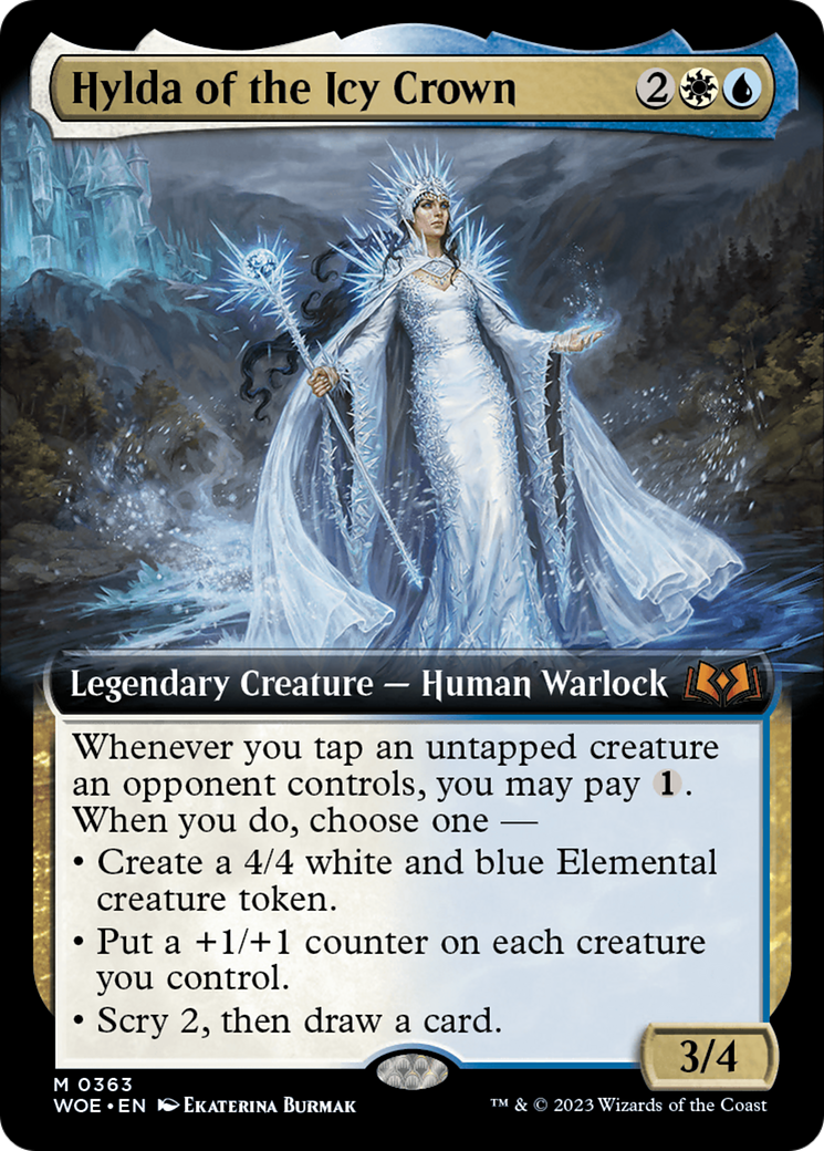 Hylda of the Icy Crown (Extended Art) [Wilds of Eldraine] | Rock City Comics
