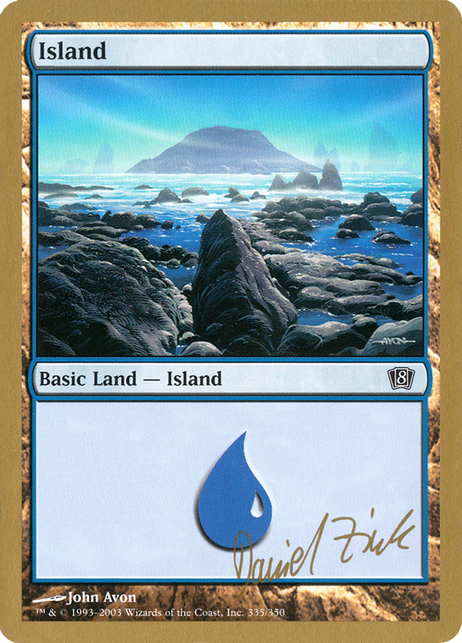 Island (dz335) (Daniel Zink) [World Championship Decks 2003] | Rock City Comics