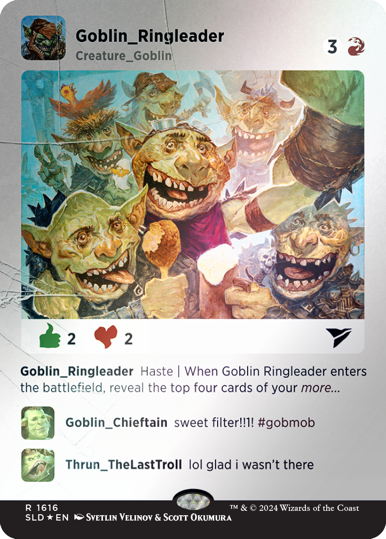 Goblin Ringleader (Rainbow Foil) [Secret Lair Drop Series] | Rock City Comics