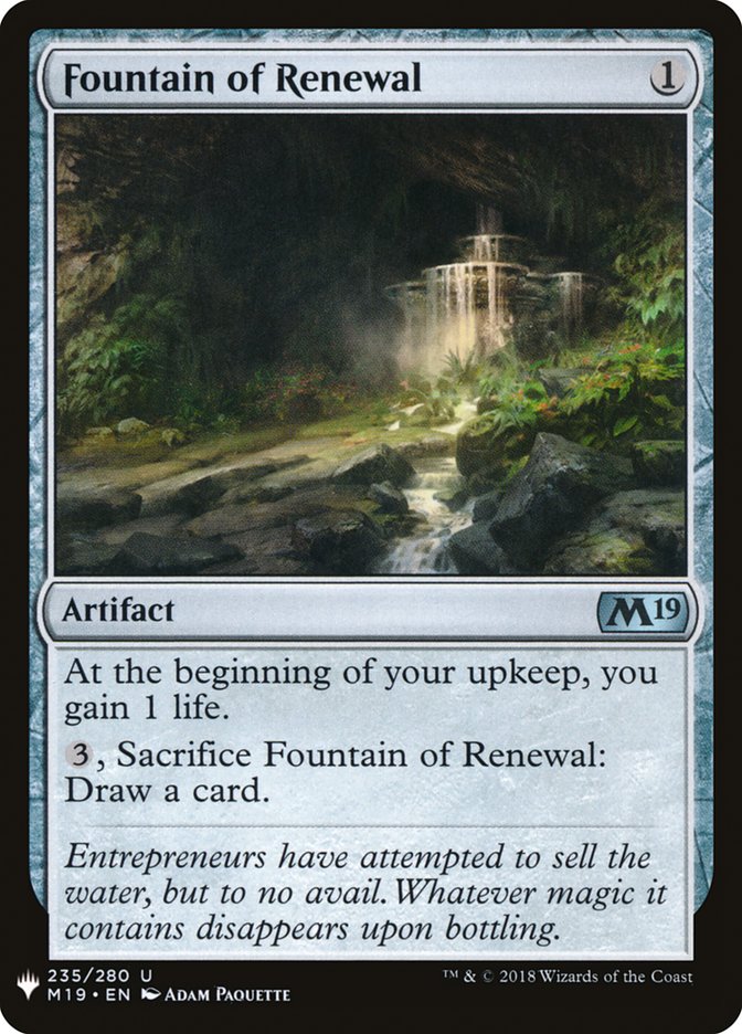 Fountain of Renewal [Mystery Booster] | Rock City Comics