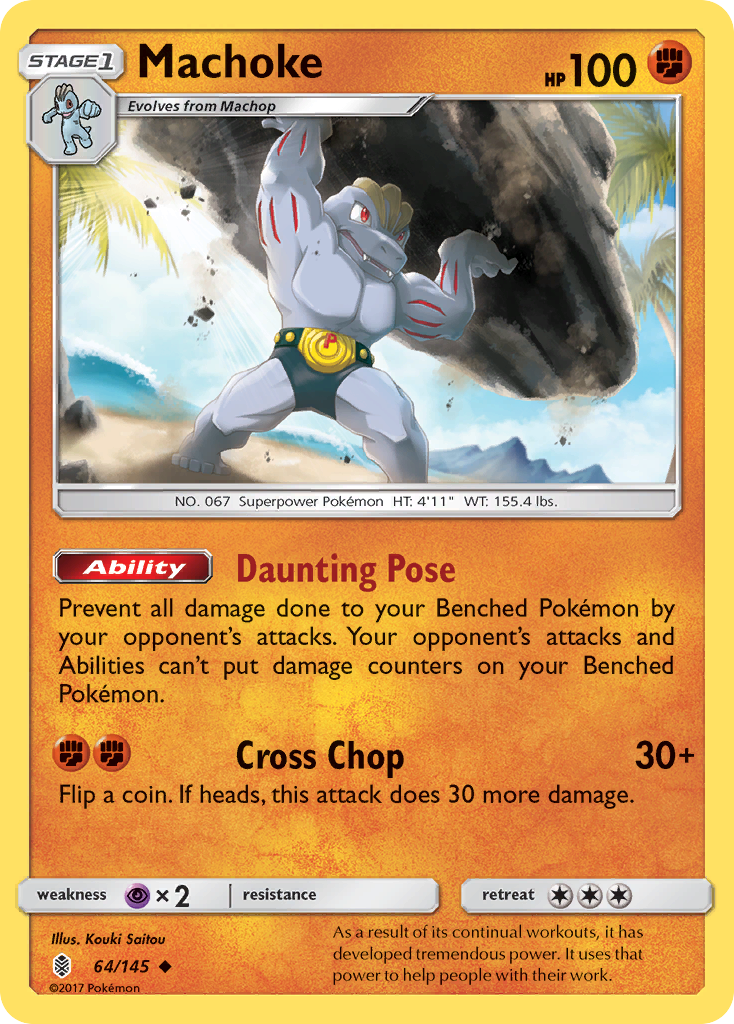 Machoke (64/145) [Sun & Moon: Guardians Rising] | Rock City Comics