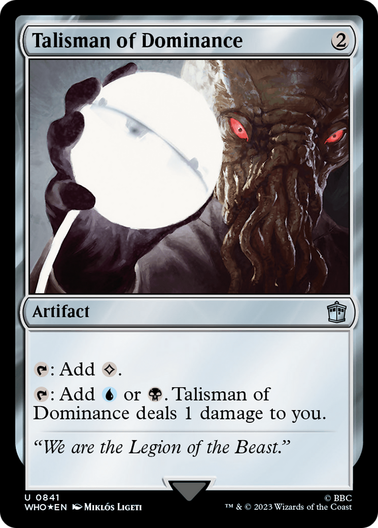 Talisman of Dominance (Surge Foil) [Doctor Who] | Rock City Comics