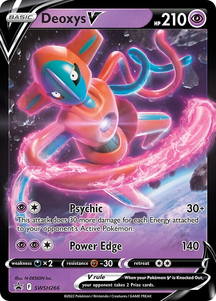 Deoxys V (SWSH266) [Sword & Shield: Black Star Promos] | Rock City Comics