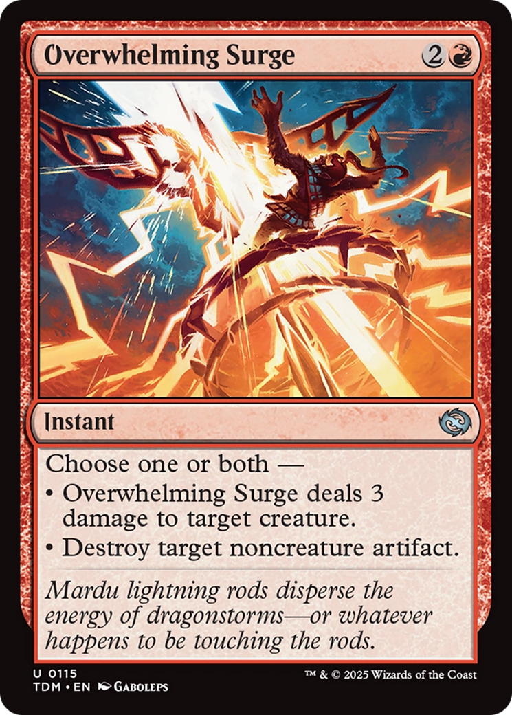 Overwhelming Surge [Tarkir: Dragonstorm] | Rock City Comics