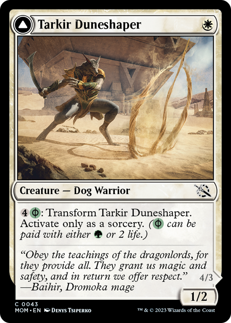 Tarkir Duneshaper // Burnished Dunestomper [March of the Machine] | Rock City Comics