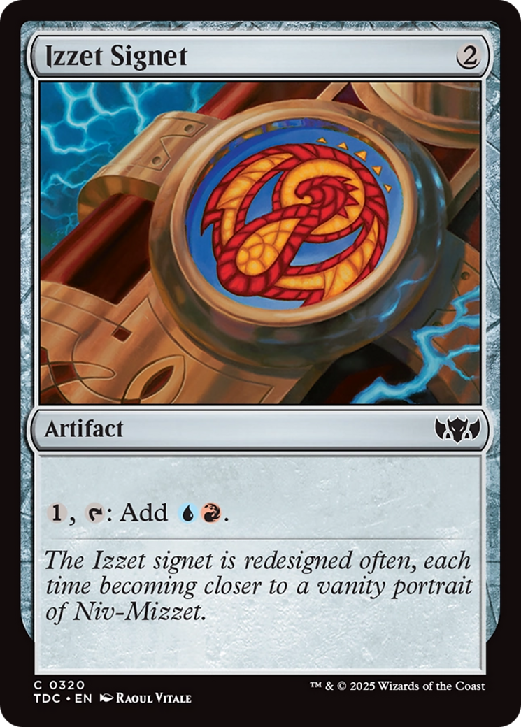 Izzet Signet [Tarkir: Dragonstorm Commander] | Rock City Comics