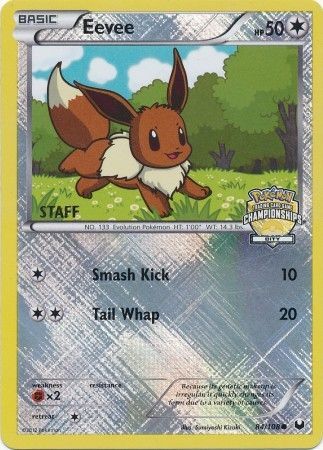 Eevee (84/108) (City Championship Staff) [League & Championship Cards] | Rock City Comics