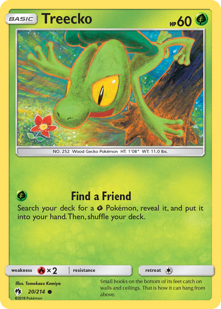 Treecko (20/214) [Sun & Moon: Lost Thunder] | Rock City Comics