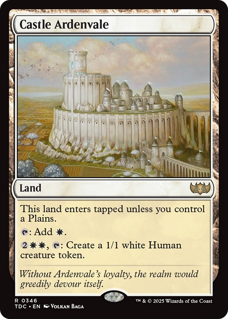 Castle Ardenvale [Tarkir: Dragonstorm Commander] | Rock City Comics
