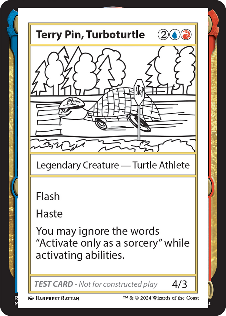 Terry Pin, Turboturtle [Mystery Booster 2 Playtest Cards] | Rock City Comics