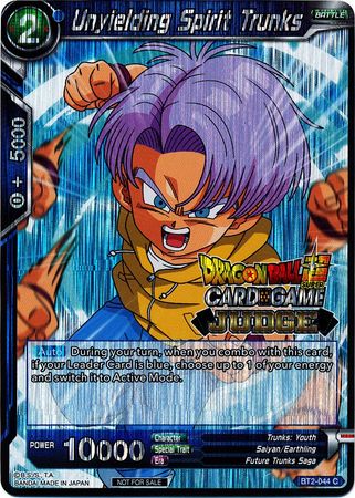 Unyielding Spirit Trunks (BT2-044) [Judge Promotion Cards] | Rock City Comics