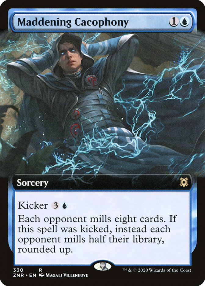 Maddening Cacophony (Extended Art) [Zendikar Rising] | Rock City Comics