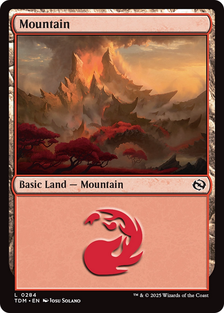 Mountain (0284) [Tarkir: Dragonstorm] | Rock City Comics