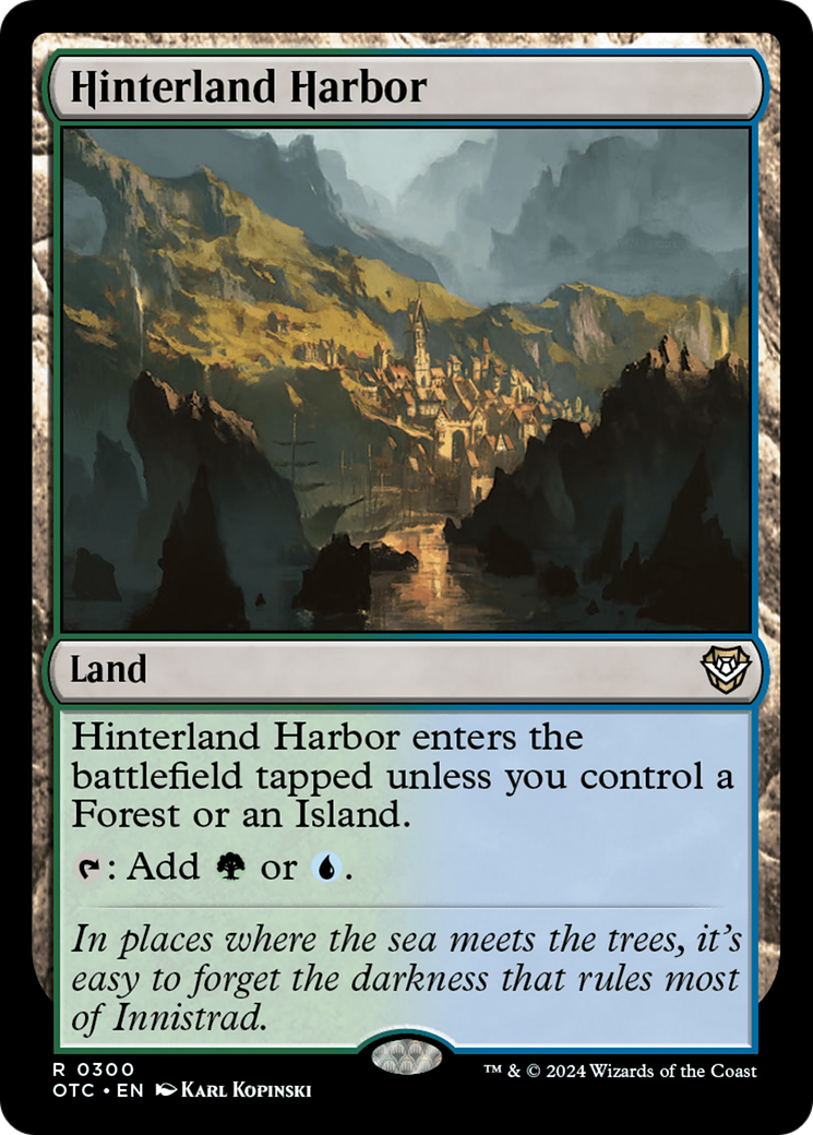 Hinterland Harbor [Outlaws of Thunder Junction Commander] | Rock City Comics