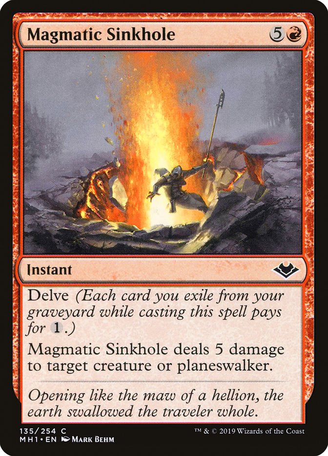 Magmatic Sinkhole [Modern Horizons] | Rock City Comics