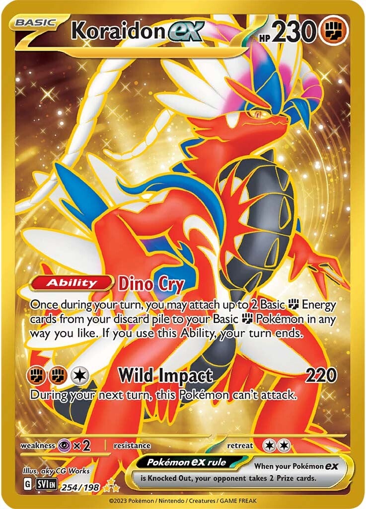 Koraidon ex (254/198) [Scarlet & Violet: Base Set] | Rock City Comics