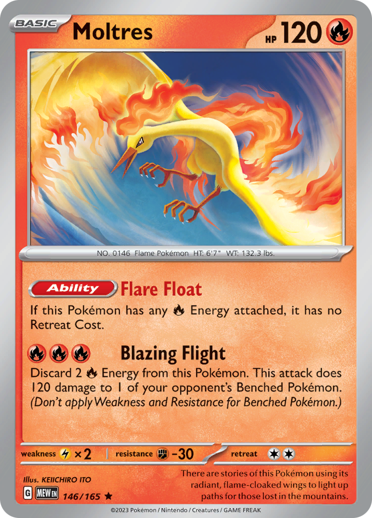 Moltres (146/165) [Scarlet & Violet: 151] | Rock City Comics