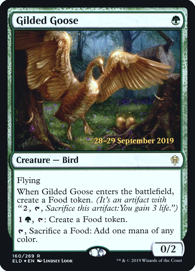 Gilded Goose [Throne of Eldraine Prerelease Promos] | Rock City Comics