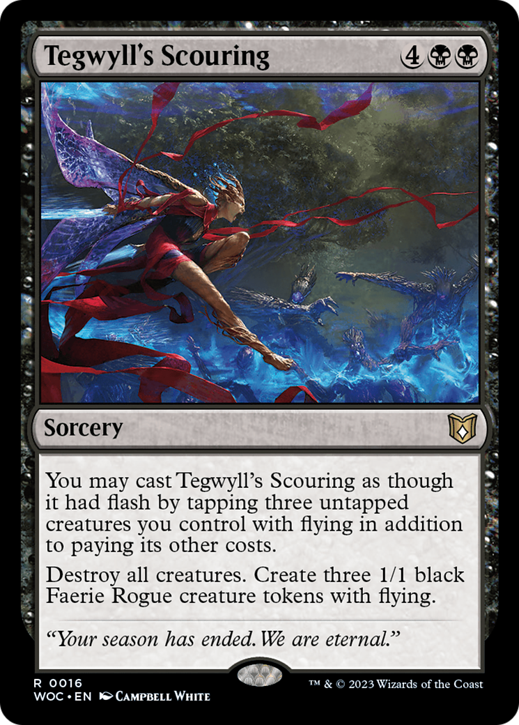 Tegwyll's Scouring [Wilds of Eldraine Commander] | Rock City Comics