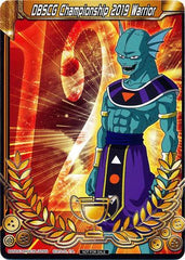 DBSCG Championship 2019 Warrior (Merit Card) - Universe 12 "Giin" (12) [Tournament Promotion Cards] | Rock City Comics