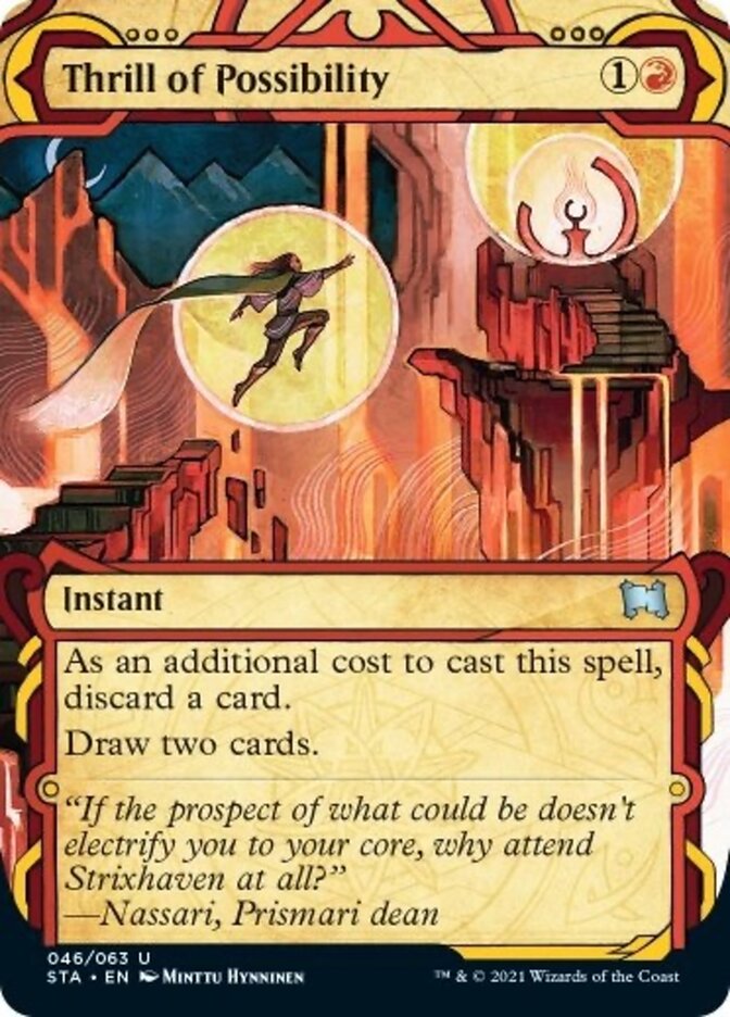 Thrill of Possibility (Foil Etched) [Strixhaven: School of Mages Mystical Archive] | Rock City Comics