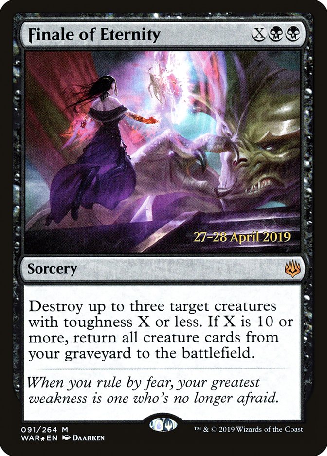 Finale of Eternity [War of the Spark Prerelease Promos] | Rock City Comics
