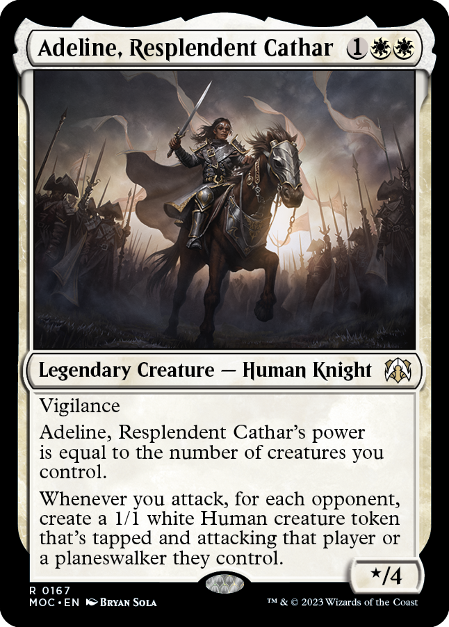 Adeline, Resplendent Cathar [March of the Machine Commander] | Rock City Comics