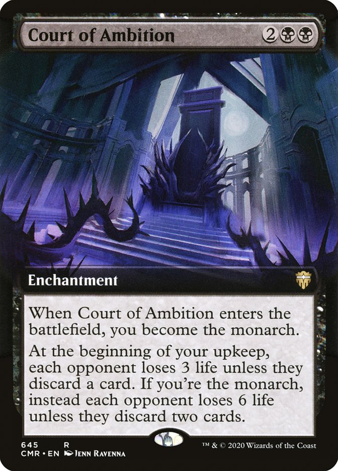 Court of Ambition (Extended Art) [Commander Legends] | Rock City Comics