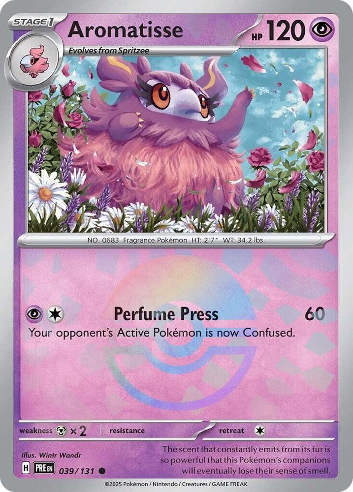 Aromatisse (039/131) (Poke Ball Pattern) [Scarlet & Violet: Prismatic Evolutions] | Rock City Comics