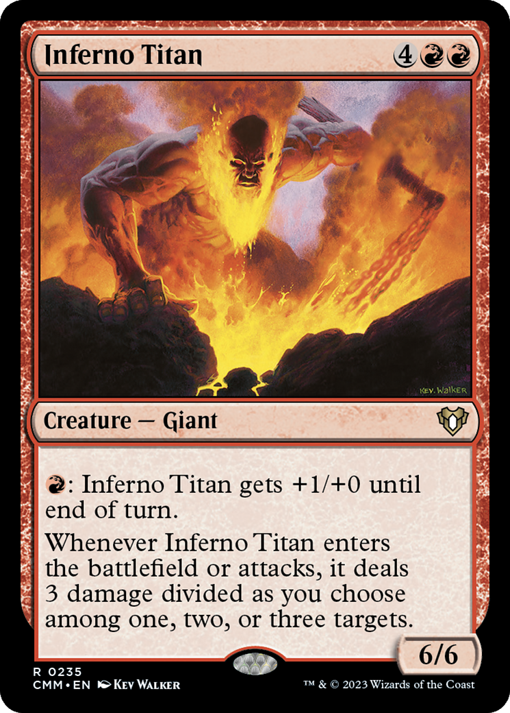 Inferno Titan [Commander Masters] | Rock City Comics