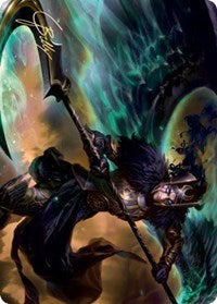 Vengeful Reaper Art Card (Gold-Stamped Signature) [Kaldheim Art Series] | Rock City Comics