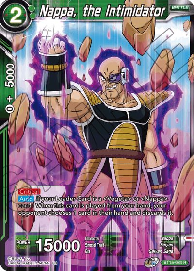 Nappa, the Intimidator (BT15-084) [Saiyan Showdown] | Rock City Comics