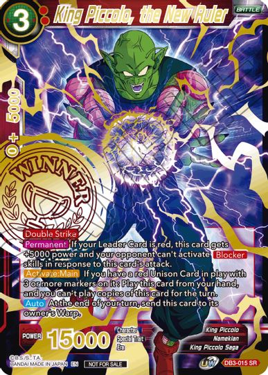 King Piccolo, the New Ruler (Alternate Art Set 2021 Vol. 3) (DB3-015) [Tournament Promotion Cards] | Rock City Comics