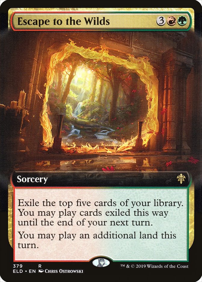 Escape to the Wilds (Extended Art) [Throne of Eldraine] | Rock City Comics