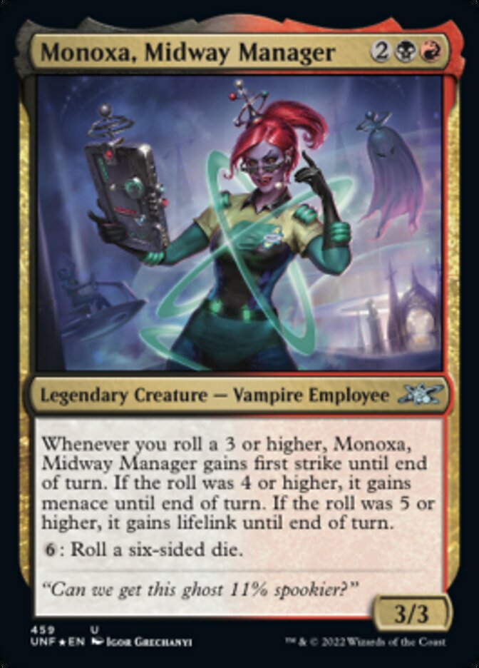 Monoxa, Midway Manager (Galaxy Foil) [Unfinity] | Rock City Comics