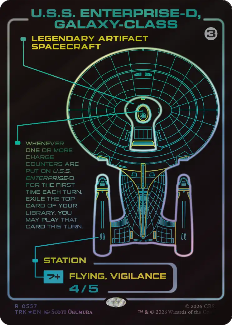 U.S.S. Enterprise-D, Galaxy-Class (Showcase) [Star Trek] | Rock City Comics