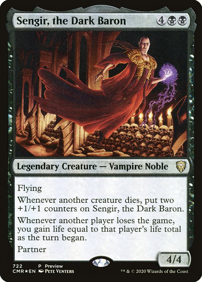 Sengir, the Dark Baron [Commander Legends Promos] | Rock City Comics