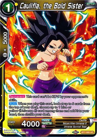 Caulifla, the Bold Sister (BT7-085) [Assault of the Saiyans] | Rock City Comics