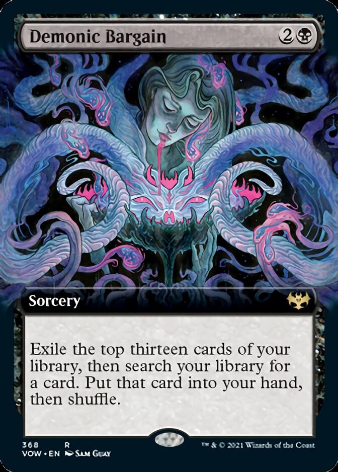Demonic Bargain (Extended Art) [Innistrad: Crimson Vow] | Rock City Comics