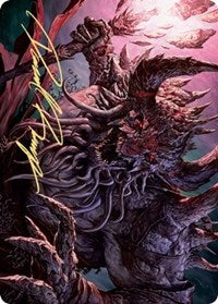 Dream Devourer Art Card (Gold-Stamped Signature) [Kaldheim Art Series] | Rock City Comics