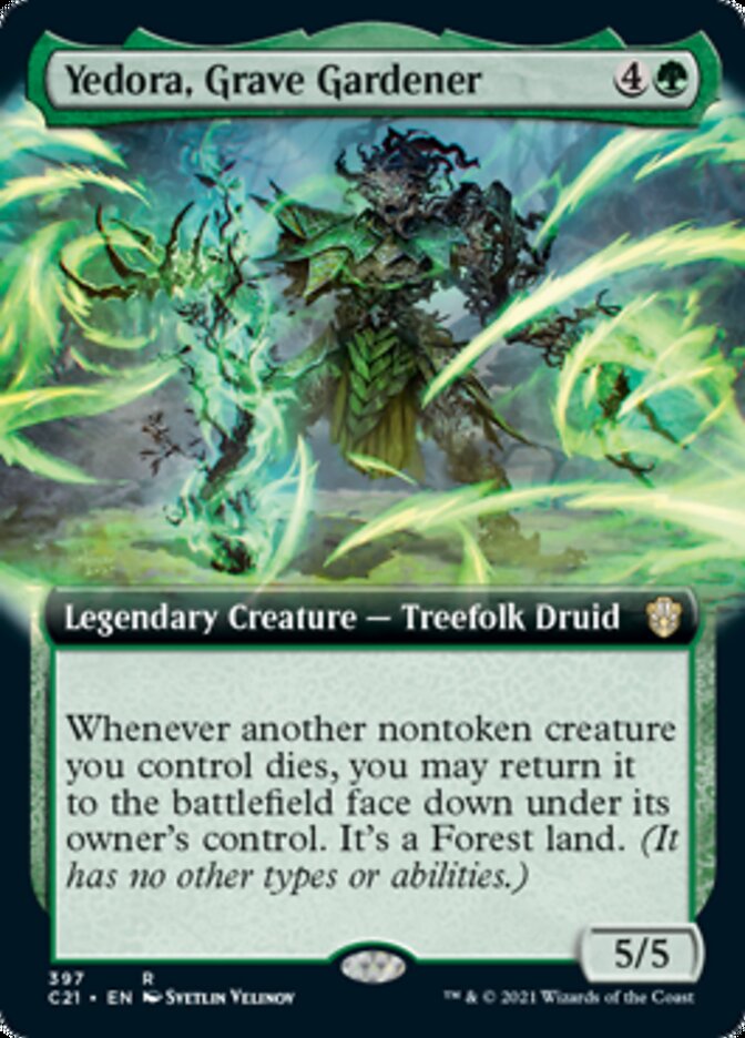 Yedora, Grave Gardener (Extended Art) [Commander 2021] | Rock City Comics