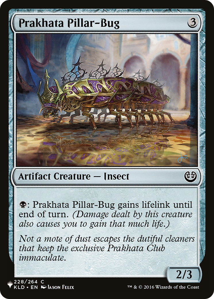 Prakhata Pillar-Bug [The List Reprints] | Rock City Comics