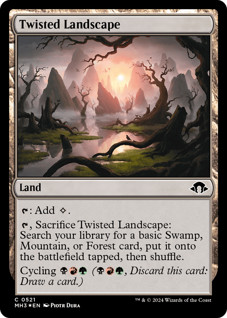 Twisted Landscape (Ripple Foil) [Modern Horizons 3] | Rock City Comics