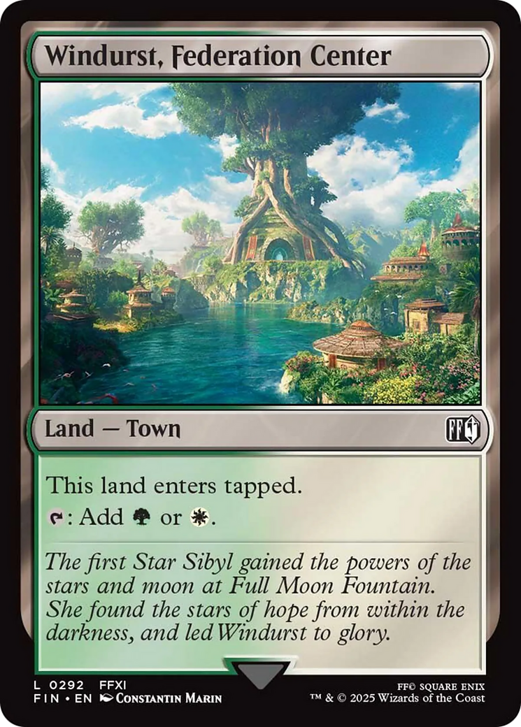 Windurst, Federation Center [FINAL FANTASY] | Rock City Comics