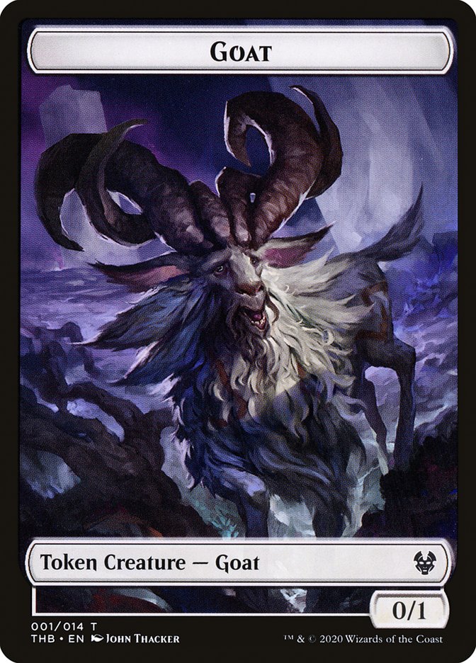 Goat Token [Theros Beyond Death Tokens] | Rock City Comics