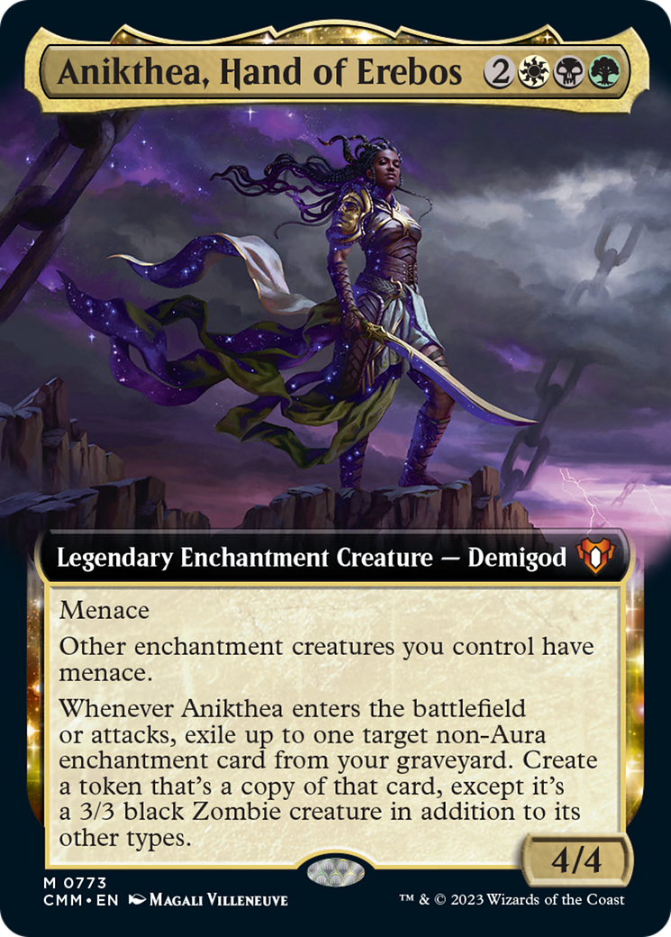 Anikthea, Hand of Erebos (Extended Art) [Commander Masters] | Rock City Comics