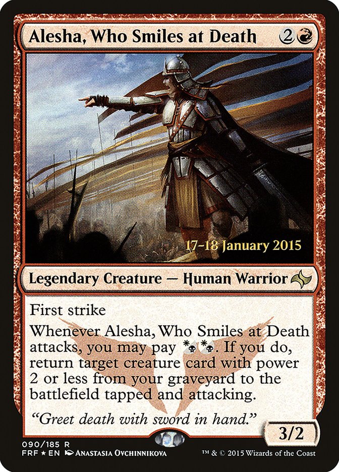 Alesha, Who Smiles at Death [Fate Reforged Prerelease Promos] | Rock City Comics