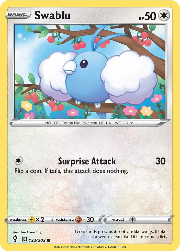 Swablu (132/203) [Sword & Shield: Evolving Skies] | Rock City Comics