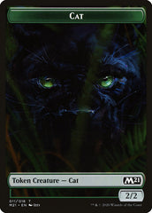 Beast // Cat (011) Double-Sided Token [Core Set 2021 Tokens] | Rock City Comics